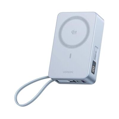 UGREEN MagFlow Qi2 25W Batterie Externe Magnétique 20000mAh USB C PD 45W Power Bank MagSafe Charge Rapide Affichage Numérique Câble Intégré Compatible avec iPhone 17 16 15 14 13 12 Air Plus Pro Max UGREEN MagFlow Qi2 25W Batterie Externe Magnétique 20000mAh USB C PD 45W Power Bank MagSafe Charge Rapide Affichage Numérique Câble Intégré Compatible avec iPhone 17 16 15 14 13 12 Air Plus Pro Max