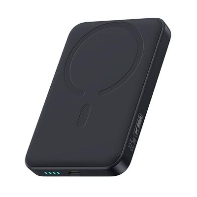 Baseus Enerfill MagSafe Powerbank 10 000 mAh 22,5 W Batterie externe magnétique USB C Mini batterie externe sans fil Compatible avec iPhone 16/15/14/13/12/Pro/Pro Max Noir Baseus Enerfill MagSafe Powerbank 10 000 mAh 22,5 W Batterie externe magnétique USB C Mini batterie externe sans fil Compatible avec iPhone 16/15/14/13/12/Pro/Pro Max Noir