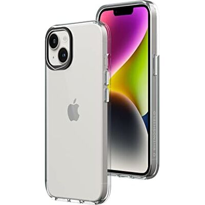 RhinoShield Coque Clear pour iPhone 14/13 Résistant au jaunissement, transparent, haute clarté, antichoc, dépasse les normes militaires de protection RhinoShield Coque Clear pour iPhone 14/13 Résistant au jaunissement, transparent, haute clarté, antichoc, dépasse les normes militaires de protection