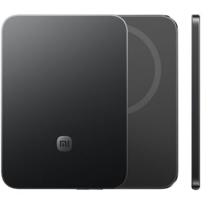 XIAOMI Powerbank UltraThin MagSafe Ultra Slim 6 mm Batterie externe 5000 mAh Charge rapide jusqu'à 15 W, Design ergonomique, compatible avec iPhone et Android, Graphite Black XIAOMI Powerbank UltraThin MagSafe Ultra Slim 6 mm Batterie externe 5000 mAh Charge rapide jusqu'à 15 W, Design ergonomique, compatible avec iPhone et Android, Graphite Black