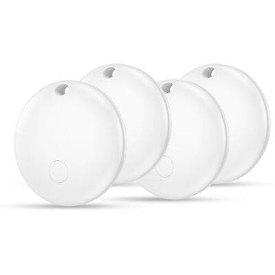 AICPAN Smart Tag Blanco 4 Pack Localisateur GPS compatible avec Google Find My (Uniquement Android), Trouve Téléphone et Clés, Étanche IP68, pour Portefeuilles et Valises, Enfants, Batterie Remplaçable AICPAN Smart Tag Blanco 4 Pack Localisateur GPS compatible avec Google Find My (Uniquement Android), Trouve Téléphone et Clés, Étanche IP68, pour Portefeuilles et Valises, Enfants, Batterie Remplaçable