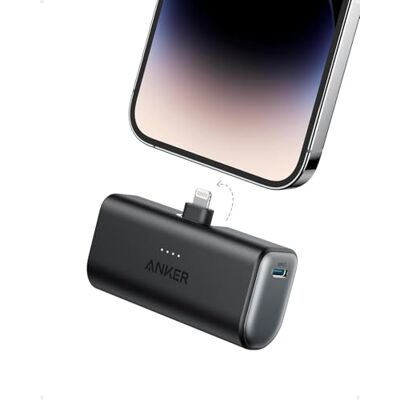 Anker Powerbank 5.000mAh, 621 Mini Power Bank, Kleiner tragbare Handyakku, MFi-zertifizierte Lightning Ladegerät 12W, kompatibel mit iPhone 14/14 Pro/14 Plus/14 Pro Max, iPhone 13 und 12 Serie Anker Powerbank 5.000mAh, 621 Mini Power Bank, Kleiner tragbare Handyakku, MFi-zertifizierte Lightning Ladegerät 12W, kompatibel mit iPhone 14/14 Pro/14 Plus/14 Pro Max, iPhone 13 und 12 Serie