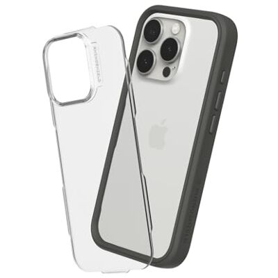 RhinoShield Coque modulaire Mod NX pour iPhone 16 Pro Max Coque bumper avec verso, design modulaire 2-en-1, Dépasse les normes militaires de protection RhinoShield Coque modulaire Mod NX pour iPhone 16 Pro Max Coque bumper avec verso, design modulaire 2-en-1, Dépasse les normes militaires de protection