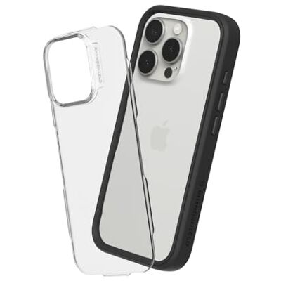 RhinoShield Coque modulaire Mod NX pour iPhone 16 Pro Max Coque bumper avec verso, design modulaire 2-en-1, Dépasse les normes militaires de protection RhinoShield Coque modulaire Mod NX pour iPhone 16 Pro Max Coque bumper avec verso, design modulaire 2-en-1, Dépasse les normes militaires de protection