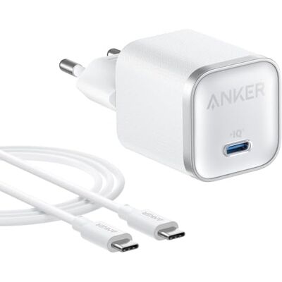 Anker Chargeur USB C 45W Rapide (Nano), Compact et élégant, pour iPhone 17/Pro/Pro Max/iPhone 16, MacBook, Pixel 9, iPad, Samsung Galaxy S25 Ultra/S24 Series, et Autres (1.8m câble Inclus) Anker Chargeur USB C 45W Rapide (Nano), Compact et élégant, pour iPhone 17/Pro/Pro Max/iPhone 16, MacBook, Pixel 9, iPad, Samsung Galaxy S25 Ultra/S24 Series, et Autres (1.8m câble Inclus)