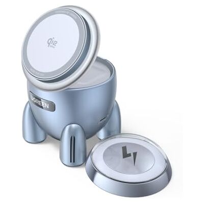 UGREEN Uno Qi2 25W 2 in 1 Caricatore Wireless Magnetico UGREEN Uno Qi2 25W 2 in 1 Caricatore Wireless Magnetico