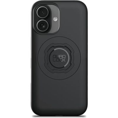 Quad Coque MAG pour iPhone 17, coque smartphone noire avec anneau MAG noir Quad Coque MAG pour iPhone 17, coque smartphone noire avec anneau MAG noir