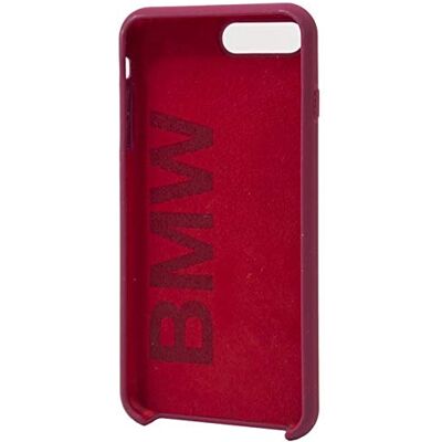 BMW Sig. Coque Rigide en Silicone Rouge iPh 6+/7+/8+ BMW Sig. Coque Rigide en Silicone Rouge iPh 6+/7+/8+