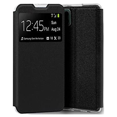 Cool Coque Flip Cover pour Samsung A226 Galaxy A22 5G Lisse Noir Cool Coque Flip Cover pour Samsung A226 Galaxy A22 5G Lisse Noir