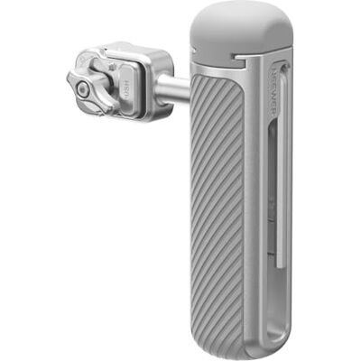 NEEWER Poignée latérale à dégagement rapide avec griffe anti-froid, rotation à 360°, grille antidérapante, compatible avec iPhone 16 Pro 16 Pro Max S25 Ultra, argent + gris, PA045 NEEWER Poignée latérale à dégagement rapide avec griffe anti-froid, rotation à 360°, grille antidérapante, compatible avec iPhone 16 Pro 16 Pro Max S25 Ultra, argent + gris, PA045