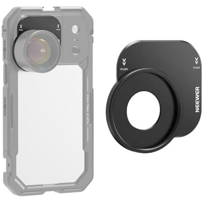 NEEWER 37mm Plaque arrière pour filtre, pour cage téléphone PA143/PA144 uniquement, rig vidéo à dégagement rapide, accessoires photo, compatible iPhone 17 Pro 17 Pro Max Beastgrip, PA152 (Black) NEEWER 37mm Plaque arrière pour filtre, pour cage téléphone PA143/PA144 uniquement, rig vidéo à dégagement rapide, accessoires photo, compatible iPhone 17 Pro 17 Pro Max Beastgrip, PA152 (Black)