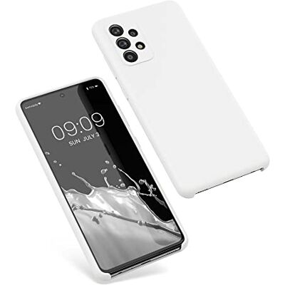 kwmobile Housse compatible avec Samsung Galaxy A52 / A52 5G / A52s 5G coque Housse de téléphone protection souple en TPU silicone blanc mat kwmobile Housse compatible avec Samsung Galaxy A52 / A52 5G / A52s 5G coque Housse de téléphone protection souple en TPU silicone blanc mat