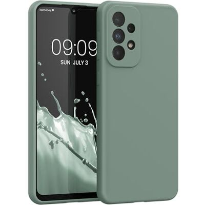 kwmobile Housse compatible avec Samsung Galaxy A33 5G coque Housse de téléphone protection souple en TPU silicone vert fumé kwmobile Housse compatible avec Samsung Galaxy A33 5G coque Housse de téléphone protection souple en TPU silicone vert fumé