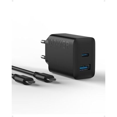 Anker Chargeur iPhone USB C 20 W, Chargeur iPad, Recharge Rapide, Compatible avec iPhone 17/16/15 iPad et Autres (câble USB C 150 cm Inclus) Anker Chargeur iPhone USB C 20 W, Chargeur iPad, Recharge Rapide, Compatible avec iPhone 17/16/15 iPad et Autres (câble USB C 150 cm Inclus)
