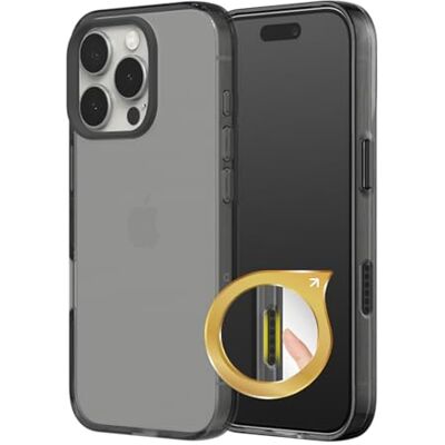 RhinoShield Coque Clear pour iPhone 16 Pro Max Résistant au jaunissement, transparent, haute clarté, antichoc, dépasse les normes militaires de protection RhinoShield Coque Clear pour iPhone 16 Pro Max Résistant au jaunissement, transparent, haute clarté, antichoc, dépasse les normes militaires de protection