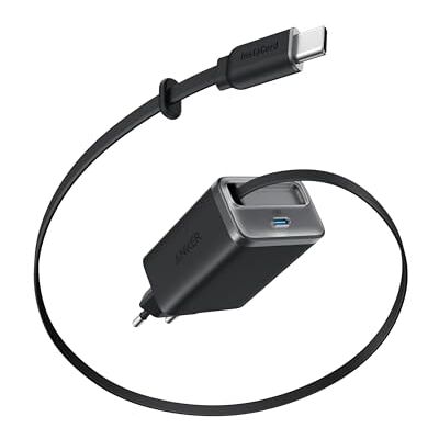 Anker Nano Chargeur iPhone USB C 35W, Chargeur Compact Haute Vitesse 2 Ports avec câble rétractable et Durable InstaCord, pour iPhone série 16/15/14, iPad, Pixel, et Bien Plus Encore Anker Nano Chargeur iPhone USB C 35W, Chargeur Compact Haute Vitesse 2 Ports avec câble rétractable et Durable InstaCord, pour iPhone série 16/15/14, iPad, Pixel, et Bien Plus Encore