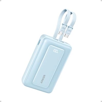 Anker Zolo Power Bank (version améliorée 2025), charge rapide de 45 W maximum, batterie de 20 000 mAh, double câbles USB-C intégrés, port USB-C et A, pour iPhone 17/16, Galaxy, MacBook, et plus encore Anker Zolo Power Bank (version améliorée 2025), charge rapide de 45 W maximum, batterie de 20 000 mAh, double câbles USB-C intégrés, port USB-C et A, pour iPhone 17/16, Galaxy, MacBook, et plus encore