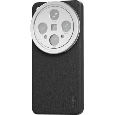 NEEWER Étui de protection compatible avec OPPO Find X8 Ultra, coque robuste en similicuir TPU + PC avec supports d'objectif de 17 mm et adaptateur de filtre 67 mm pour chargement sans fil, PA116 noir NEEWER Étui de protection compatible avec OPPO Find X8 Ultra, coque robuste en similicuir TPU + PC avec supports d'objectif de 17 mm et adaptateur de filtre 67 mm pour chargement sans fil, PA116 noir