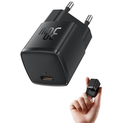 Baseus Chargeur USB C 30 W pour iPhone 17 16 15 14 13 12 11 Pro Max, Galaxy 25 24, adaptateur de téléphone portable, adaptateur USBC, adaptateur de charge, adaptateur de charge rapide Baseus Chargeur USB C 30 W pour iPhone 17 16 15 14 13 12 11 Pro Max, Galaxy 25 24, adaptateur de téléphone portable, adaptateur USBC, adaptateur de charge, adaptateur de charge rapide