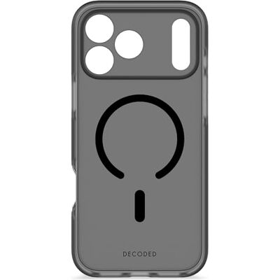 DECODED Coque pour iPhone 17, Transparent, Étui, Compatible avec MagSafe, Magnétique, Protection Caméra, Bouton Camera Control, Anti-Rayures, Transparent DECODED Coque pour iPhone 17, Transparent, Étui, Compatible avec MagSafe, Magnétique, Protection Caméra, Bouton Camera Control, Anti-Rayures, Transparent
