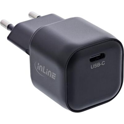 InLine Chargeur USB-C GaN 100 W avec charge rapide PD, PPS et AVS Technologie GaN, AVS et PPS, jusqu'à 100 W de puissance, design compact InLine Chargeur USB-C GaN 100 W avec charge rapide PD, PPS et AVS Technologie GaN, AVS et PPS, jusqu'à 100 W de puissance, design compact