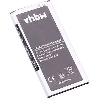 vhbw Li-ION Batterie 3000mAh (3.85V) pour téléphone Portable mobil Smartphone Samsung Galaxy J5 2016, J5 6 Duos, J5 6 Duos TD-LTE, J5 Metal 2016 vhbw Li-ION Batterie 3000mAh (3.85V) pour téléphone Portable mobil Smartphone Samsung Galaxy J5 2016, J5 6 Duos, J5 6 Duos TD-LTE, J5 Metal 2016