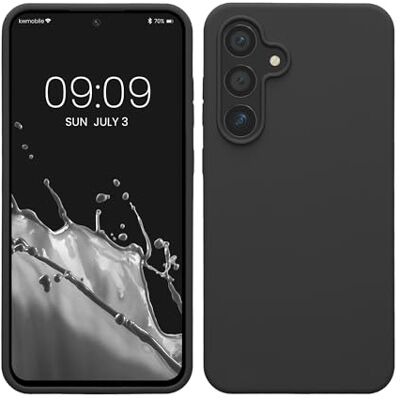 kwmobile Housse compatible avec Samsung Galaxy S24 FE coque Housse de téléphone protection souple en TPU silicone gris foncé kwmobile Housse compatible avec Samsung Galaxy S24 FE coque Housse de téléphone protection souple en TPU silicone gris foncé