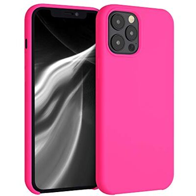 kwmobile Housse compatible avec Apple iPhone 12 Pro Max coque Housse de téléphone protection souple en TPU silicone rose fluo kwmobile Housse compatible avec Apple iPhone 12 Pro Max coque Housse de téléphone protection souple en TPU silicone rose fluo