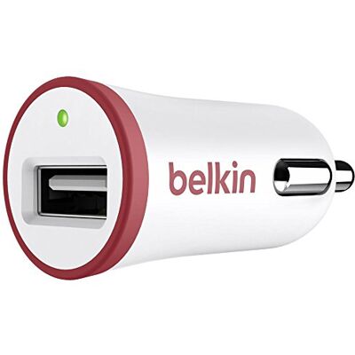 Belkin Chargeur Allume-Cigare Universel pour Smartphones 5V Rouge Belkin Chargeur Allume-Cigare Universel pour Smartphones 5V Rouge
