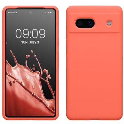 kwmobile Housse compatible avec Google Pixel 7a coque Housse de téléphone protection souple en TPU silicone corail vif kwmobile Housse compatible avec Google Pixel 7a coque Housse de téléphone protection souple en TPU silicone corail vif