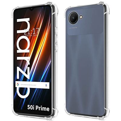 Tumundosmartphone Coque en silicone anti-chocs transparente pour Realme Narzo 50i Prime Tumundosmartphone Coque en silicone anti-chocs transparente pour Realme Narzo 50i Prime