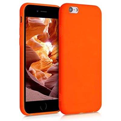 kwmobile Housse compatible avec Apple iPhone 6 / 6S coque Housse de téléphone protection souple en silicone néon orange kwmobile Housse compatible avec Apple iPhone 6 / 6S coque Housse de téléphone protection souple en silicone néon orange