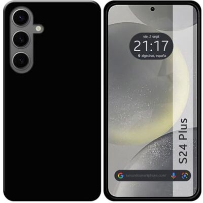 Coque en Gel de Silicone TPU Noire pour Samsung Galaxy S24 Plus 5G - TUMUNDOSMARTPHONE Coque en Gel de Silicone TPU Noire pour Samsung Galaxy S24 Plus 5G - TUMUNDOSMARTPHONE