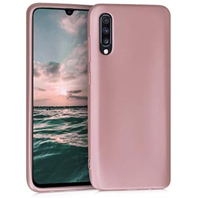 kwmobile Housse compatible avec Samsung Galaxy A70 coque Housse de téléphone protection souple en TPU or rose métallique kwmobile Housse compatible avec Samsung Galaxy A70 coque Housse de téléphone protection souple en TPU or rose métallique