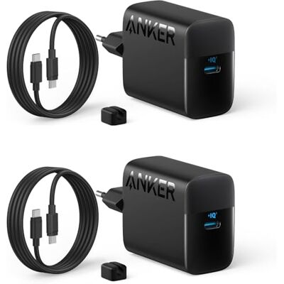 Anker Chargeur USB C Rapide 45 W,Chargeur iPhone Samsung Charge Rapide avec câble USB C,Compatible PPS,pour Samsung Galaxy S24 Ultra/S24/S23+/S23/S22/Note20,iPhone 17/17 Pro,Pixel,et Bien Plus Encore Anker Chargeur USB C Rapide 45 W,Chargeur iPhone Samsung Charge Rapide avec câble USB C,Compatible PPS,pour Samsung Galaxy S24 Ultra/S24/S23+/S23/S22/Note20,iPhone 17/17 Pro,Pixel,et Bien Plus Encore