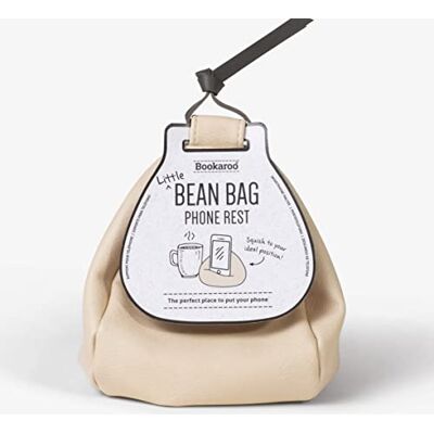 Bookaroo Little Bean Bag Phone Rest - Crème Bookaroo Little Bean Bag Phone Rest - Crème