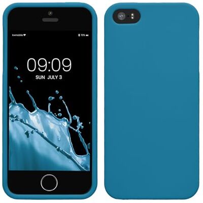 kwmobile Housse compatible avec Apple iPhone SE (1.Gen 2016) / iPhone 5 / iPhone 5S coque Housse de téléphone protection souple en silicone bleu vif kwmobile Housse compatible avec Apple iPhone SE (1.Gen 2016) / iPhone 5 / iPhone 5S coque Housse de téléphone protection souple en silicone bleu vif