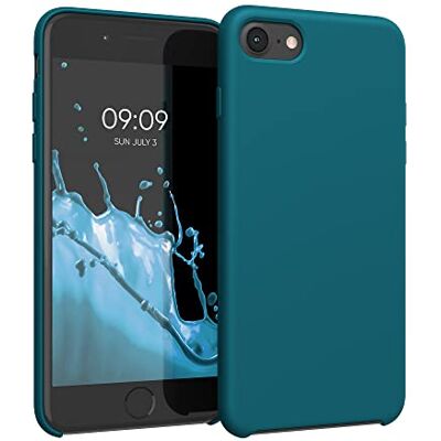 kwmobile Housse compatible avec Apple iPhone SE (2022/2020) / iPhone 8/7 coque Housse de téléphone protection souple en TPU silicone pétrole mat kwmobile Housse compatible avec Apple iPhone SE (2022/2020) / iPhone 8/7 coque Housse de téléphone protection souple en TPU silicone pétrole mat