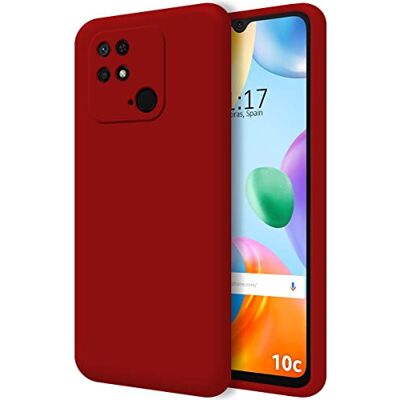 TUMUNDOSMARTPHONE Redmi 10C Coque en silicone liquide - Étui TUMUNDOSMARTPHONE Redmi 10C Coque en silicone liquide - Étui