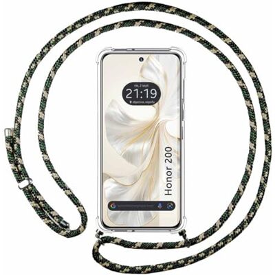 Coque Antichoc Dorée & Verte pour Honor 200 5G Coque Antichoc Dorée & Verte pour Honor 200 5G