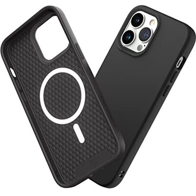 RhinoShield Coque SolidSuit avec MagSafe pour iPhone 13 Pro Max Fixation magnétique renforcée, dépasse les normes militaires de protection, design classique, recharge sans fil, design fin RhinoShield Coque SolidSuit avec MagSafe pour iPhone 13 Pro Max Fixation magnétique renforcée, dépasse les normes militaires de protection, design classique, recharge sans fil, design fin