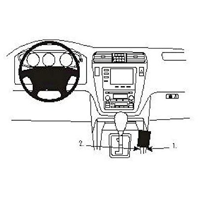 Brodit proClip console mount support de fixation statique pour 832968 mDX 2001–2006 Brodit proClip console mount support de fixation statique pour 832968 mDX 2001–2006
