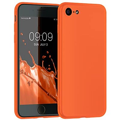 kwmobile Housse compatible avec Apple iPhone SE (2022) / iPhone SE (2020) / iPhone 8 / iPhone 7 coque Housse de téléphone protection souple en silicone néon orange kwmobile Housse compatible avec Apple iPhone SE (2022) / iPhone SE (2020) / iPhone 8 / iPhone 7 coque Housse de téléphone protection souple en silicone néon orange