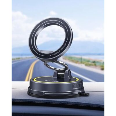 Baseus VC2 Flex Support magnétique pour téléphone portable pour voiture Support magnétique Magsafe Ventouse pour tableau de bord et pare-brise, réglable à 720 ° et pliable Pour iPhone 16, 15, 14 Baseus VC2 Flex Support magnétique pour téléphone portable pour voiture Support magnétique Magsafe Ventouse pour tableau de bord et pare-brise, réglable à 720 ° et pliable Pour iPhone 16, 15, 14