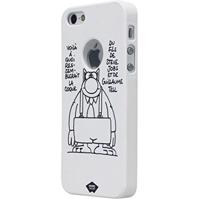 NEDIS Mosaic Theory Fils de Job et Tell Etui pour iPhone 5 Blanc NEDIS Mosaic Theory Fils de Job et Tell Etui pour iPhone 5 Blanc