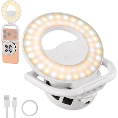 NEEWER ENTRY LEVEL VERSION N36 Selfie Ring Light Magnétique et refroidisseur de téléphone portable compatible avec MagSafe iPhone, petite lumière de remplissage LED pliable bicolore 4 W 800 mAh CRI80+ NEEWER ENTRY LEVEL VERSION N36 Selfie Ring Light Magnétique et refroidisseur de téléphone portable compatible avec MagSafe iPhone, petite lumière de remplissage LED pliable bicolore 4 W 800 mAh CRI80+
