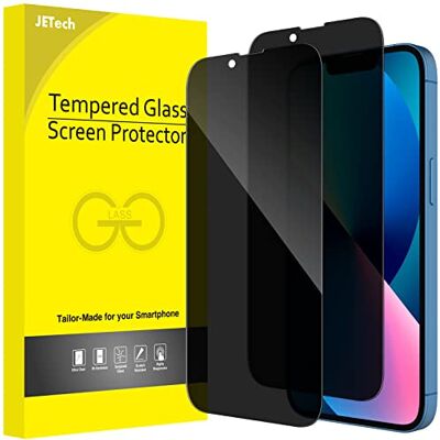 JETech Verre Trempé Anti-Espion pour iPhone 13/13 Pro/17e, Lot de 2 JETech Verre Trempé Anti-Espion pour iPhone 13/13 Pro/17e, Lot de 2