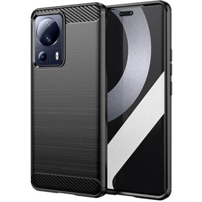 Tumundosmartphone Coque en gel TPU type carbone noire pour Xiaomi 13 Lite 5G Tumundosmartphone Coque en gel TPU type carbone noire pour Xiaomi 13 Lite 5G