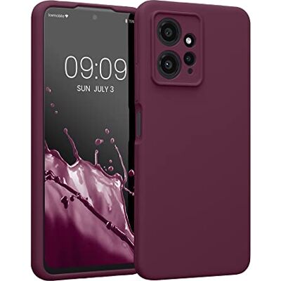 kwmobile Housse compatible avec Xiaomi Redmi Note 12 (4G) coque Housse de téléphone protection souple en TPU silicone bordeaux violet kwmobile Housse compatible avec Xiaomi Redmi Note 12 (4G) coque Housse de téléphone protection souple en TPU silicone bordeaux violet