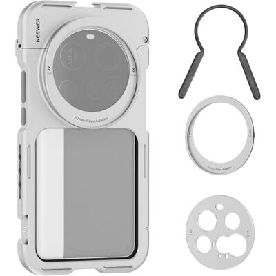NEEWER Support de montage vidéo à changement rapide 15 Ultra Compatible avec Xiaomi 15 Ultra Avec adaptateur de filtre de 67 mm et plaque arrière d'objectif de 17 mm Équipement vidéo NEEWER Support de montage vidéo à changement rapide 15 Ultra Compatible avec Xiaomi 15 Ultra Avec adaptateur de filtre de 67 mm et plaque arrière d'objectif de 17 mm Équipement vidéo